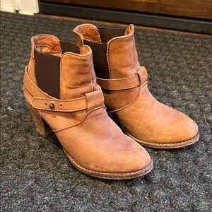 Steven By Steve Madden Brown Ankle Booties